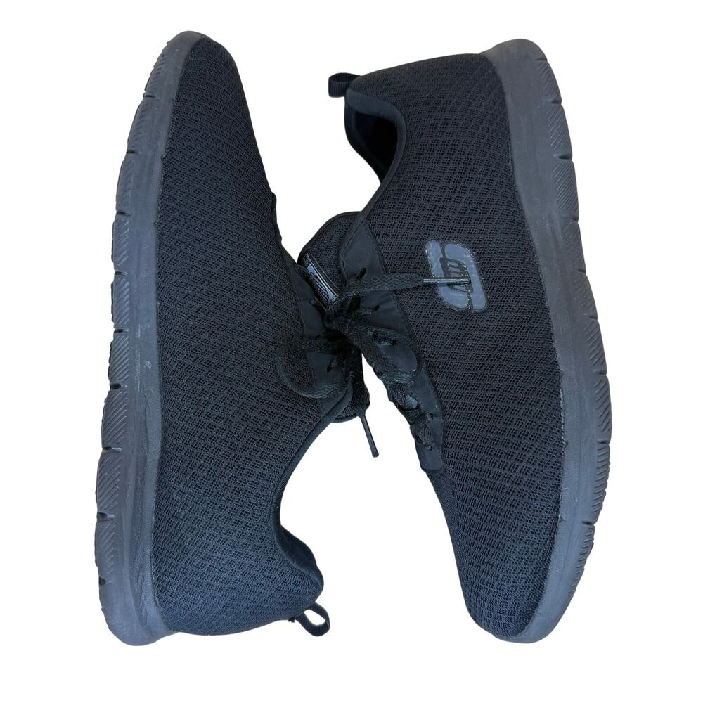 Skechers Work Slip Resistant Sneakers Men’s 11 Black Safety Memory Foam Cooled